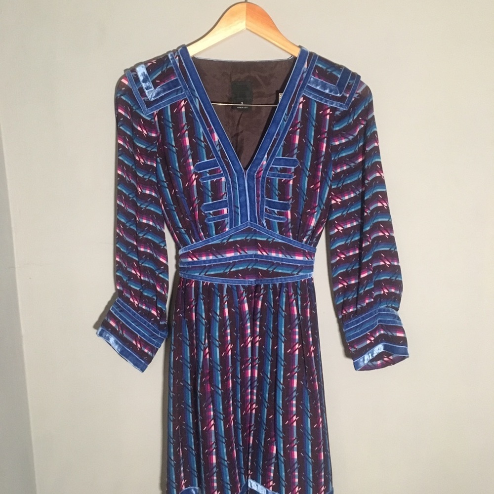 Anna Sui statement dress. Jewel tones and fab!